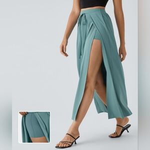 Breezeful High-waisted Tiefront Flowy 2 In 1 Maxi *MAKE ME AN OFFER!